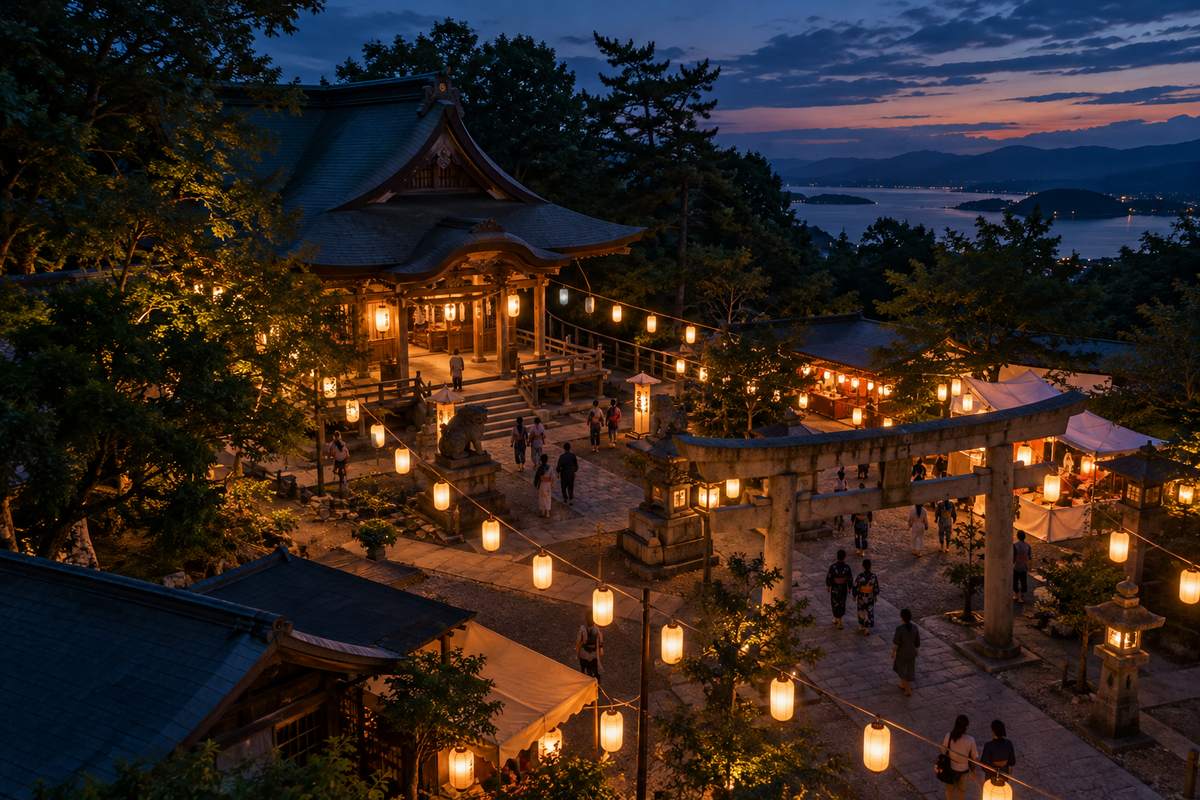 神社の祭りのイメージ